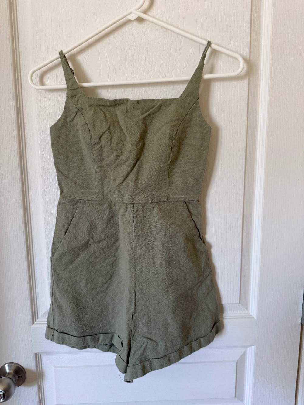 Princess Polly Women's Green playsuit romper